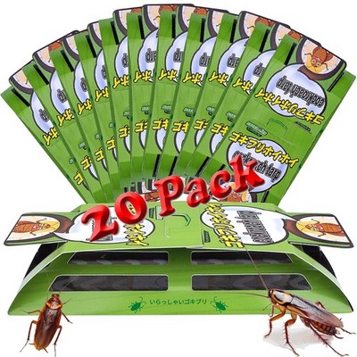 Roach Trap (20Pack) -Cockroach Traps Indoor with Bait,Roach Motel -Child hild...