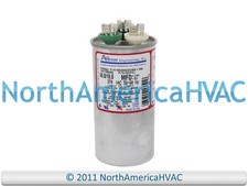 OEM Amrad Round Dual Capacitor 40 10 uF MFD 370VAC Fits RA20000/37 406 106