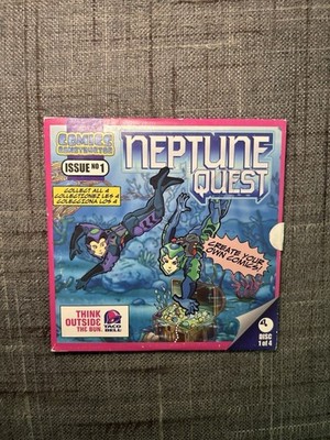 Taco Bell Comics Constructor PC Game Neptune Quest PREOWNED