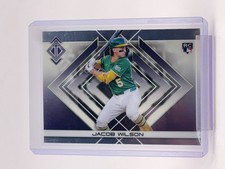 JACOB WILSON 2025 TOPPS TRANSCENDENT CHROME ROOKIE VARIATION #90 ATHLETICS Q5650