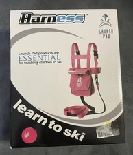 Pink SKI SNOWBOARD TRAINING HARNESS Trainer Leash for Kids By Launch Pad