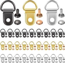 30 Sets Shoe Lace Hooks Buckle Replacement D Ring Eyelet Buckle for Boots