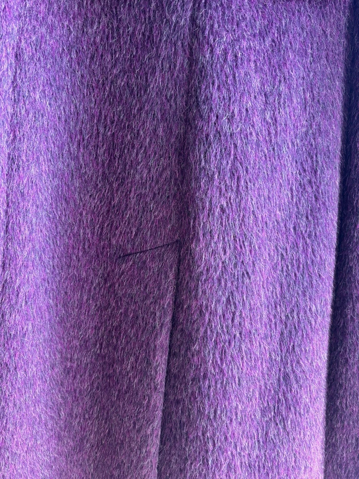 Katherine Kelly Women's 60% Alpaca 40% Wool Blend Peacoat Grape size 8 WOW! - Image 3 of 4
