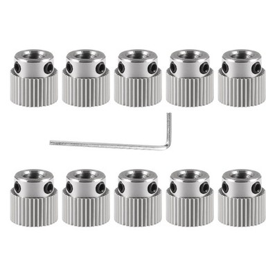 DIANN 10pcs 36 Teeth Extruder Drive Gear Wheel Stainless Steel Gear... 