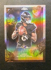 2025 Topps Chrome - Fortune 15 Lamar Jackson #F15-1 Refractor Baltimore Ravens