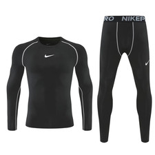 Image of Nike Pro Mens Teen Training Tights Trousers Base Layer Compression Under Shorts
