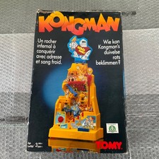 Vintage TOMY Kong Man Pin Ball Toy KONGMAN TRICKY TRAPS UNTESTED NON TESTATO*65