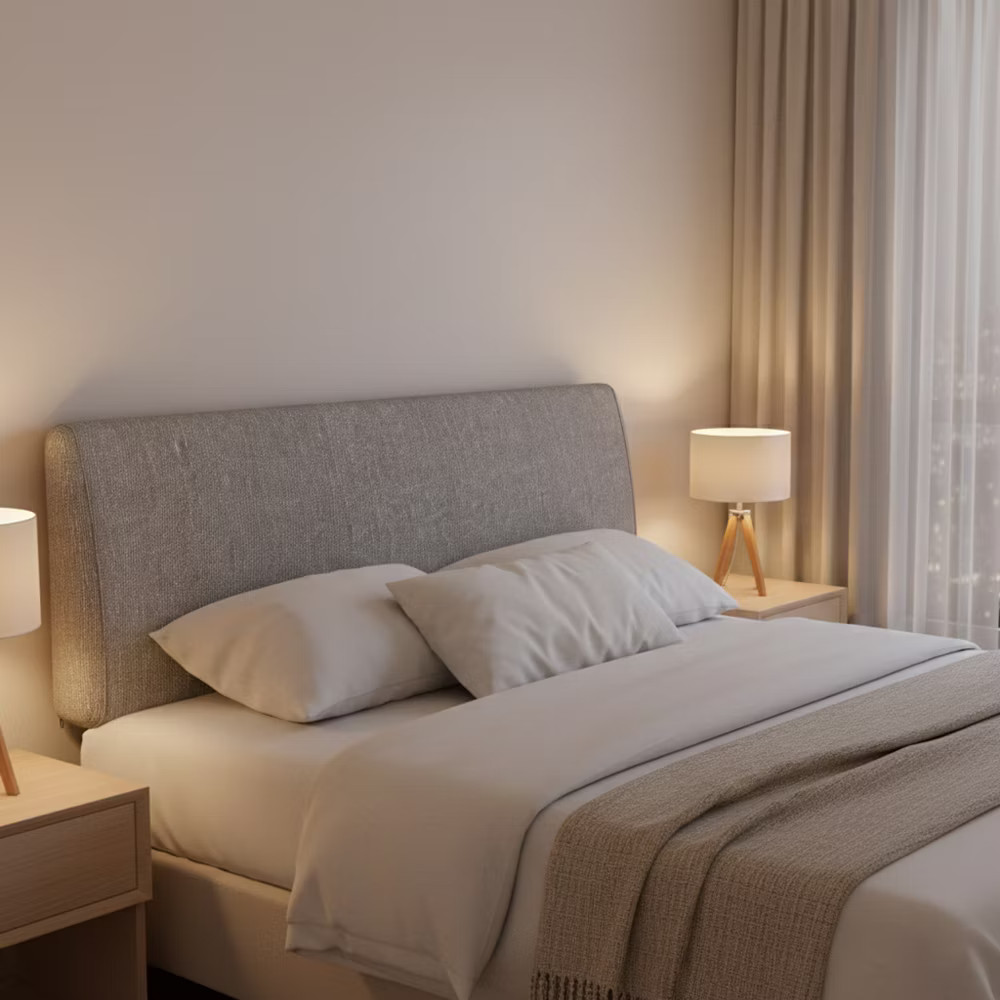 Pinmoco Ergonomic Upholstered Headboard for Full Size Bed Up to 63 Thickness 11690₽