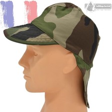 Original Fremdenlegion M&uuml;tze CCE Camo Franz&ouml;sische Armee Feldkappe Nackenschutz