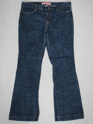 KE13449 VERY COOL **GAP** FLARE WOMENS JEANS sz12R DARK BLUE