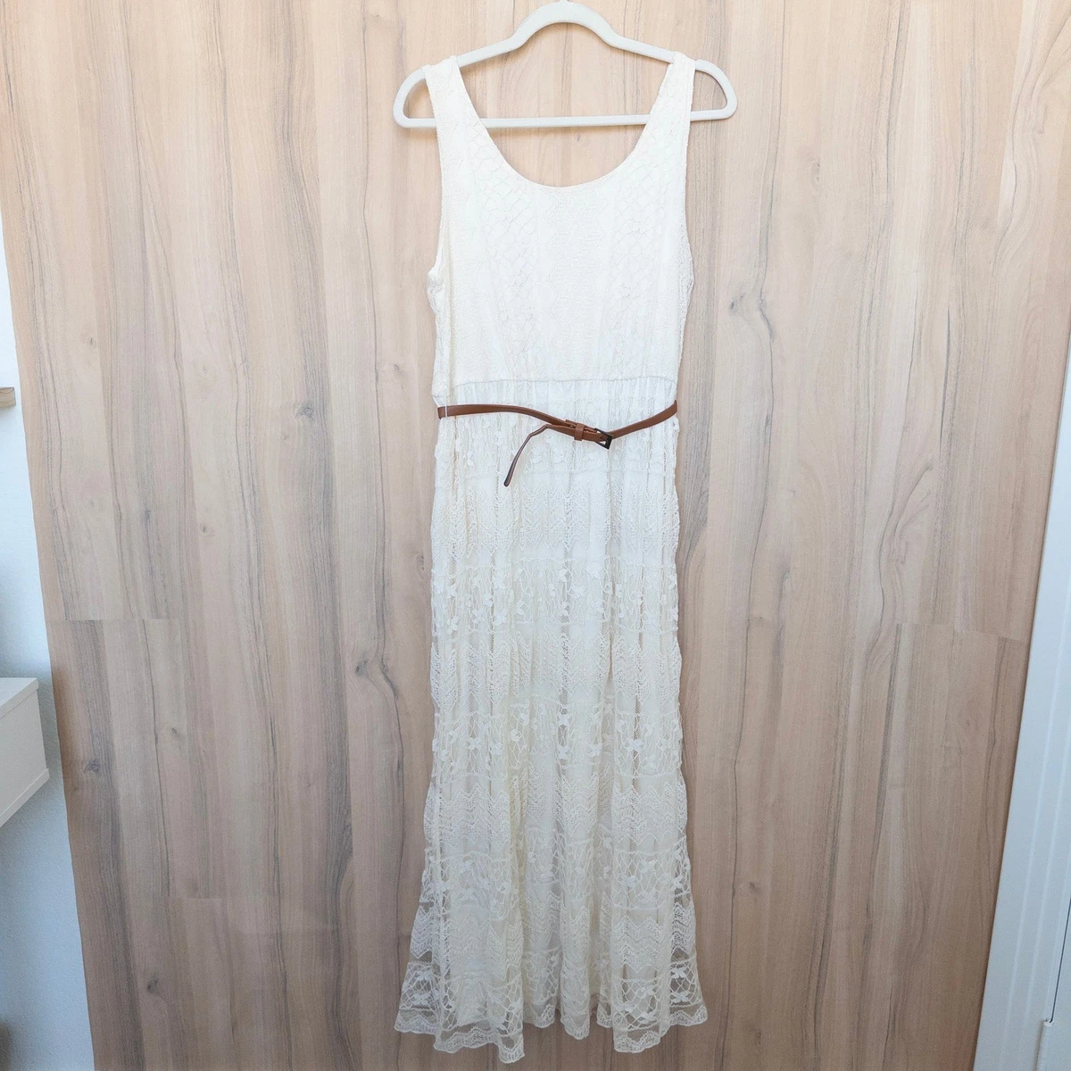 chinese dress ladies Midsummer Lace Off-Shoulder Gown  Cream