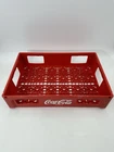 Vintage Coca-Cola Coke Red Plastic Carrier Case Crate Tray Pop Soda Stackable