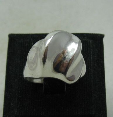 Stylish Genuine Plain Sterling Silver Ring Hallmarked Solid 925 Handmade Empress