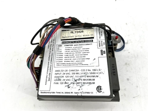 Fenwal RLY3428 Replacement Ignition Module Kit 24VAC Input Voltage