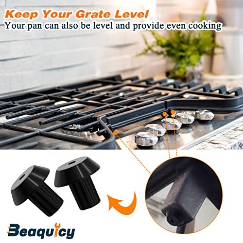 Stove Gas Range Grate Rubber Feet Bumper For Replacement for GE Hot