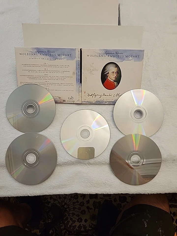 Signature Classics Symphonies Wolfgang Amadeus Mozart 5 CD COLLECTION Foto 4 de 4