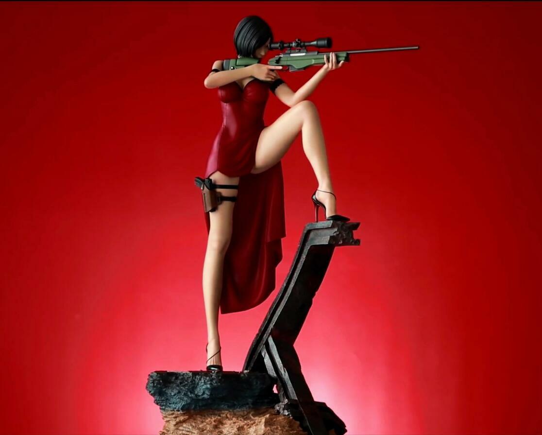 Resident Evil Ada Wong 1/4 Resin Figure Model GLS007 Statue Green Leaf In  Stock