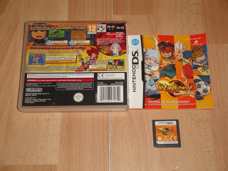 INAZUMA ELEVEN 2 TORMENTA DE FUEGO DE LEVEL 5 PARA LA NINTENDO DS EN BUEN ESTADO - Imagen 2 de 2