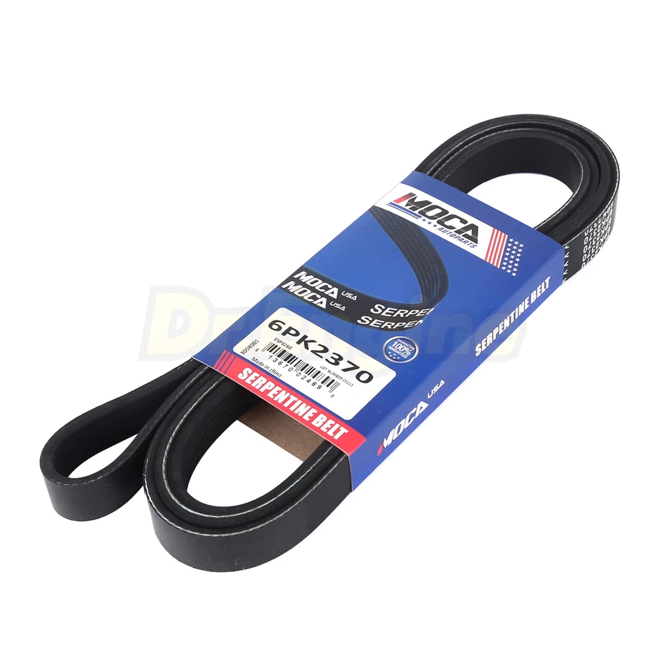 Serpentine Belt Component Kit For 07-12 Chevrolet Malibu Pontiac G6 Saturn Aura - Image 2 of 4