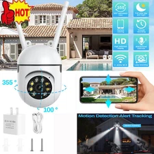 ✅2025 Wireless WiFi Security Camera System Smart outdoor Night Vision Cam 1080P