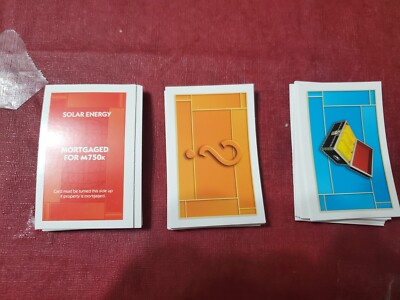 Replacement Playing Card Set Monopoly Here & Now : The World Edition 60 Cards