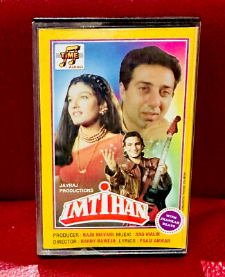 IMTIHAN-MUSIC-ANU MALIK/BOLLYWOOD AUDIO CASSETTE/WITH JHANKAR BEATS.TIME AUDIO93
