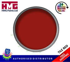 HMG TILE RED Polyurethane Single Pack Floor Paint for Concrete,Brick,Metal,Wood