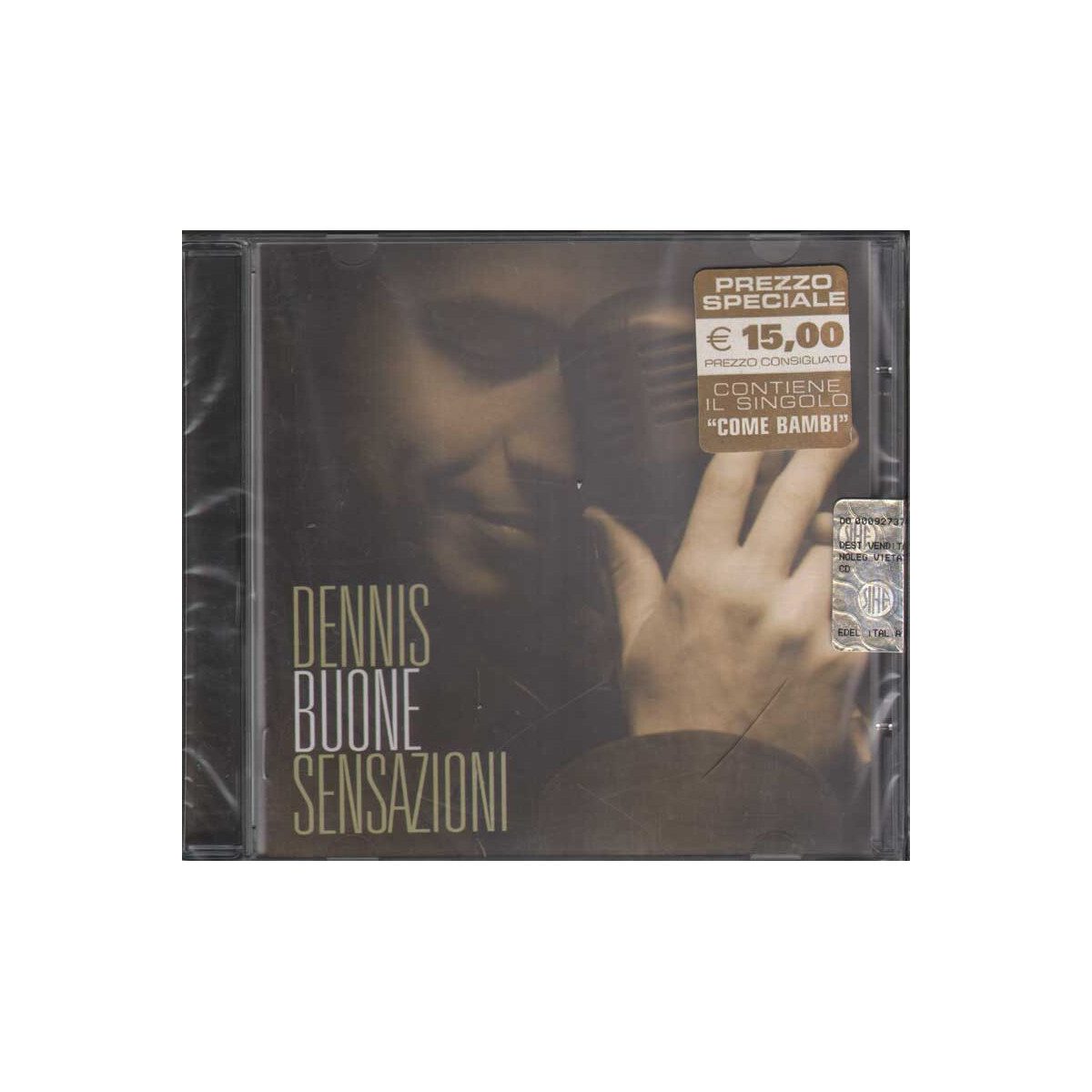 Dennis CD Buone Sensazioni / Solomusicaitaliana 0181182SIT Sealed