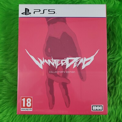 ps5 WANTED DEAD Collector's Edition NEU & Sealed REGION FREE PAL UK Version