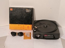 Vintage KODAK Carousel 600 Slide Projector Heat Glass 80 Slide Tray Original Box
