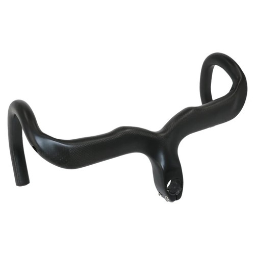 Full Carbon Fibre Road Bike Integrated Handlebar with Computer Stent Hole - Picture 7 of 15