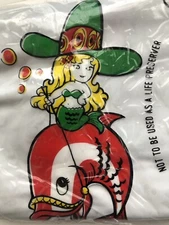 VTG Inflatable Vinyl Swim Ring Mermaid Cowboy Hat Fish Retro Kitschy Pool Float