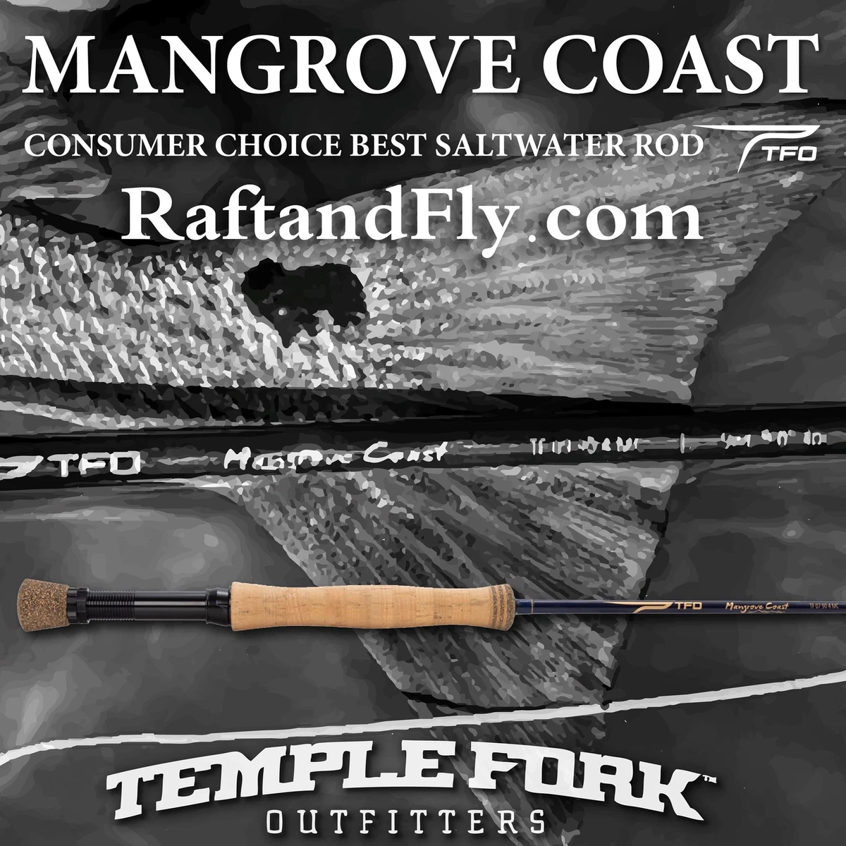 Temple Fork Outfitters Fly Fishing Rod 9 ft Item Fishing Rods 9 wt