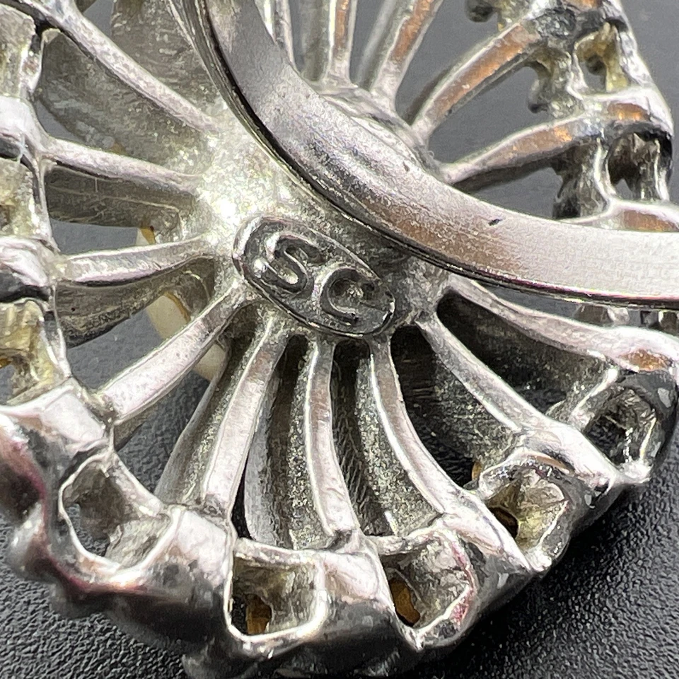 Vintage Sarah Coventry Womens Cocktail Ring Adjustable Costume Fashion Jewelry - Image 4 of 4