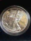 1997-P Silver dollar proof American Eagle Coin W/case And Box. Uncirc!