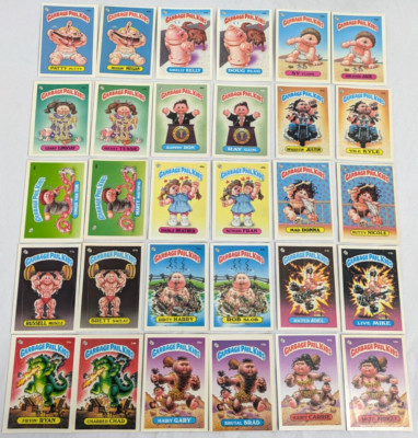 2-STAR ASTERISK SET 1985 Garbage Pail Kids OS2 2nd LIVE MIKE SCHIZO FRAN MINT