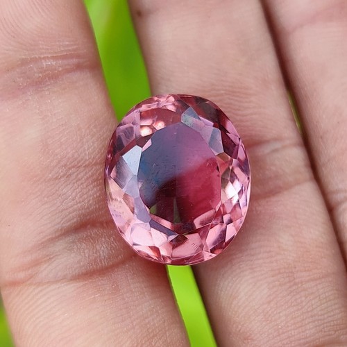Certified 27.45 Ct Oval Shape Alexandrite Color Changing Loose Gemstone For Luck - Picture 6 of 7
