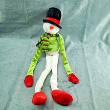 Singing Snowman Jingle Bells Plush Toy 28" by HUG FUN Holiday Christmas VIDEO