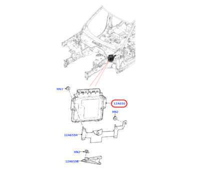 Original Jaguar/Land Rover MK8M-14C568-TA Motorsteuergerät ECM Neu