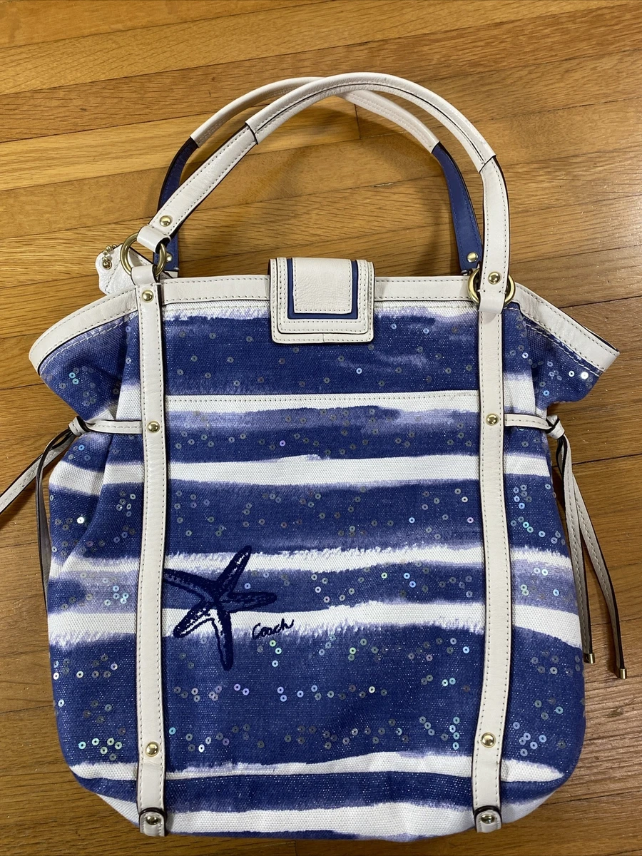Coach nautical purse Clearance