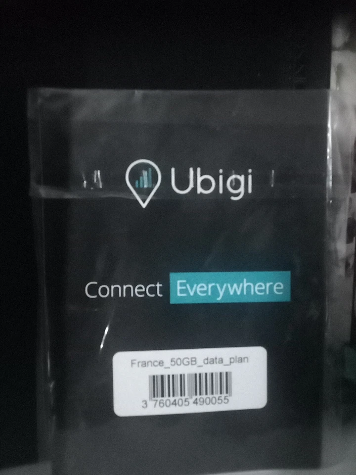 Ubigi eSIM. ФРАНЦИЯ 50 ГБ - Изображение 2 из 2
