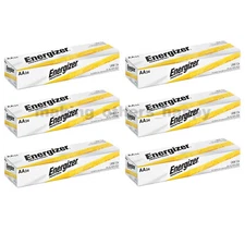 144 Energizer Industrial AA Alkaline Batteries (EN91, LR6)
