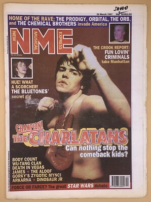 NME 22 March 1997 The Charlatans Body Count Wu-Tang Clan James Arkarna