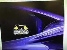 LOT OF 2 - "LAB CAB" Labrador Retriever Dog Sticker Vehicle/Window 4"x 6"