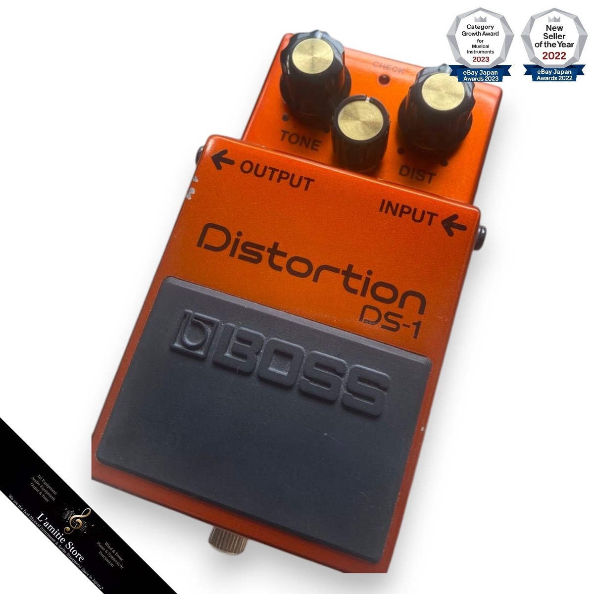 Boss DS-1B50A 50th Anniversary DS-1 Distortion Guitar Effect Pedal