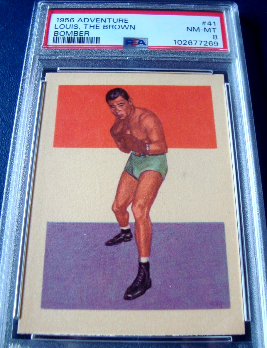 1956 ADVENTURE #41  JOE LOUIS  PSA 8 NR.MT/MINT  Boxing (269) THE BROWN BOMBER