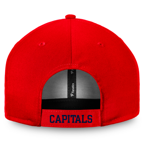 Sombrero ajustable básico con logotipo primario rojo de los fanáticos de los Washington Capitals - Imagen 3 de 3