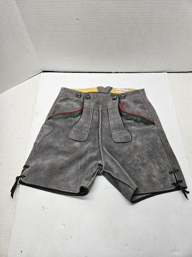 Vintage LEDERHOSEN Boy  Leather German Traditional Oktoberfest