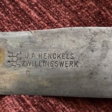 U.A.Henckels 800 Silver Handle Dinner Knife