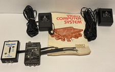 Vintage Atari Game to TV Antenna Switch Adapter and plug-in power supply